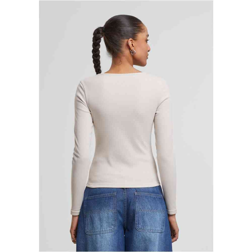 Urban Classics - Heat slim Longsleeve top - Grijs